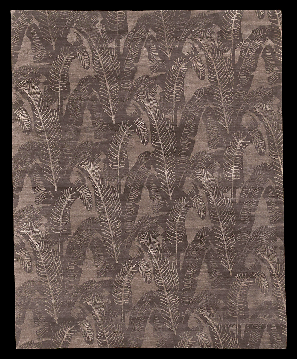 Папоротник. Автор Andre GROULT. Дизайн 1913 г.<br />Ковер соткан в Непале. Состав шерсть, шелк.<br />Размер : 245×310 см. (006519)