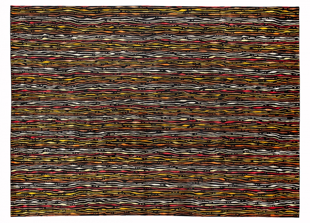 Линии. Датский модерн. Текстильный дизайн 1960–х гг.<br />Реплика. Ковер соткан в Непале. Состав шерсть.<br />Размер : 366×550 см. (006694)