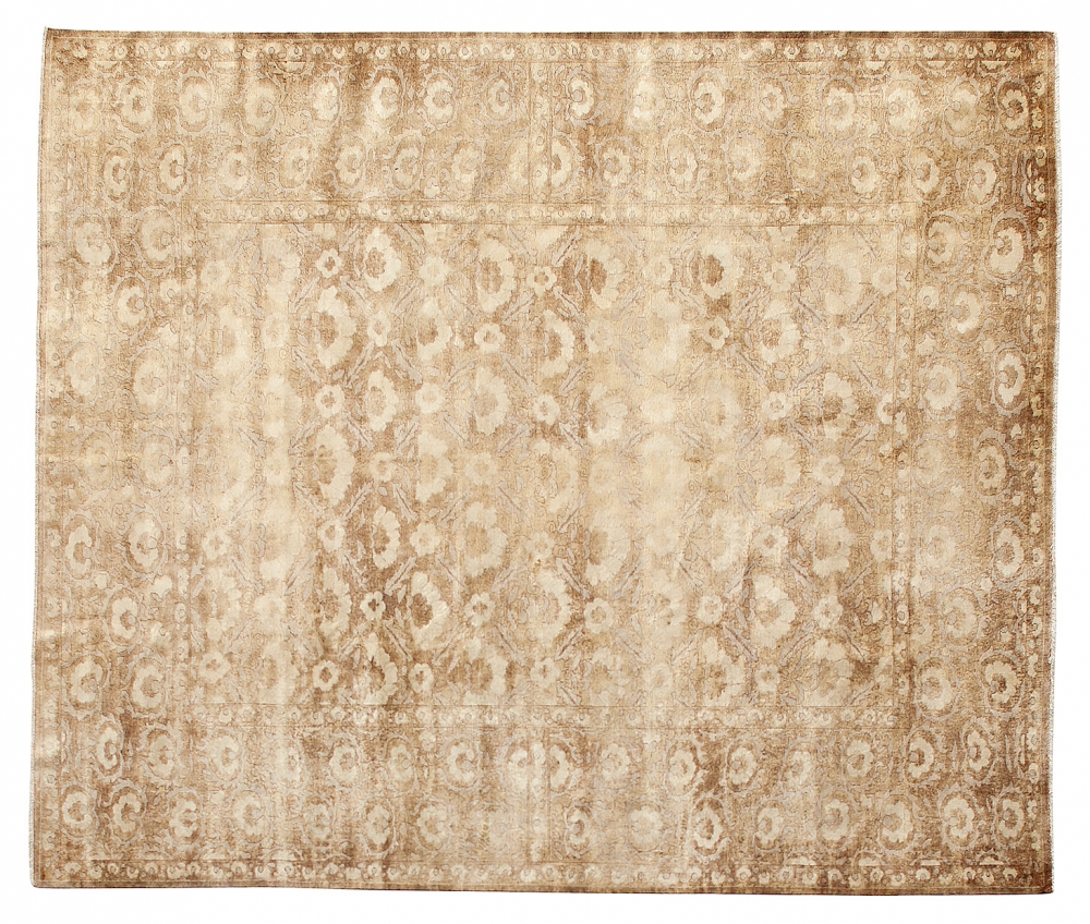 Могол. Пальметта. Реплика индийского ковра середины 18 века. Состав шелк. Повтор соткан в Индии. Размер : 243×282 см. (004277)