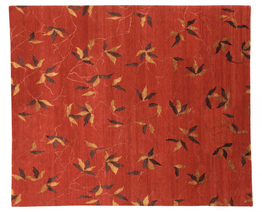 Текстильный дизайн. Автор Marie Teinitzerova.1920 г.<br />Ковер соткан в Непале. Состав шерсть, шелк.<br />Размер : 250×300 см. (006593)